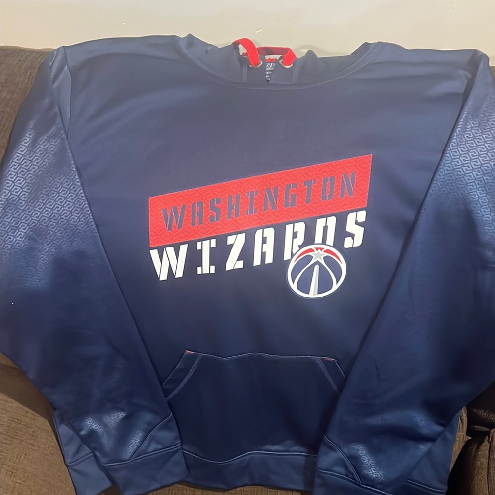 Official NBA Washington Wizards Blue Hoodie